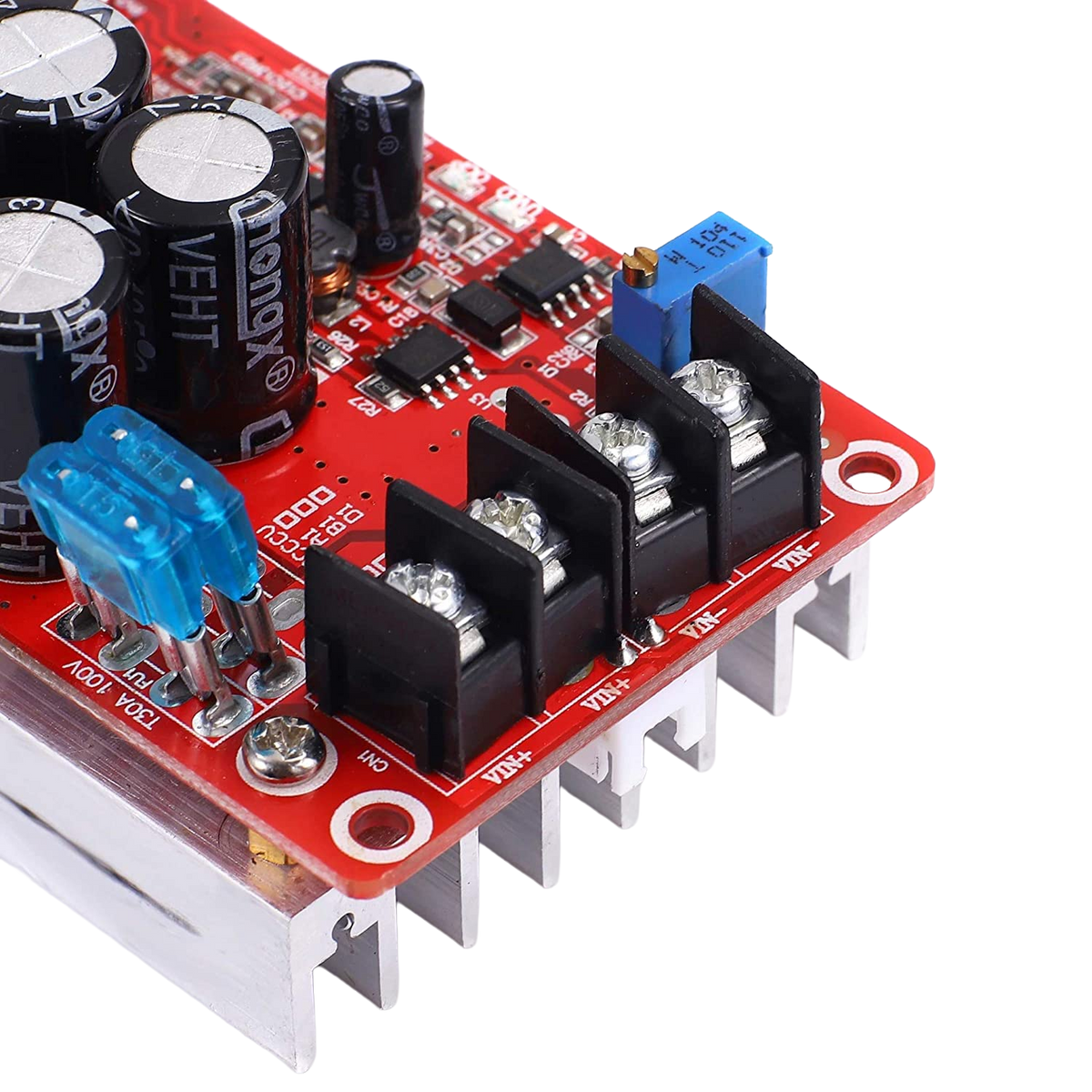 1200W DC to DC Converter, 20A Step-Up Boost Converter 8~60V to 12~80V Adjustable Power Supply