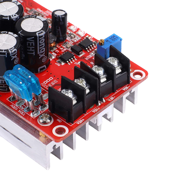 1200W DC to DC Converter, 20A Step-Up Boost Converter 8~60V to 12~80V Adjustable Power Supply