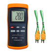 High-Precision 2-Channel K-Type Thermocouple Thermometer -200°C to 1370°C Digital Temperature Meter with Auto-Shut