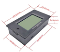DC 4-in-1 Energy Meter, 6.5–100V 100A (10kW) Power Meter Voltage, Current, Power & kWh Meter with Digital Display