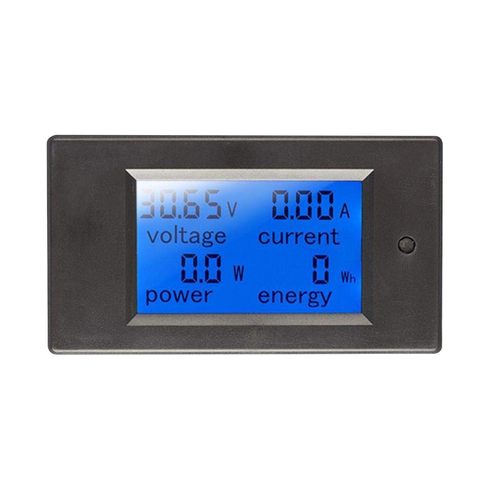 DC 4-in-1 Energy Meter, 6.5–100V 20A (2kW) Power Meter, Voltage, Current, Power & Energy Meter with Digital Display