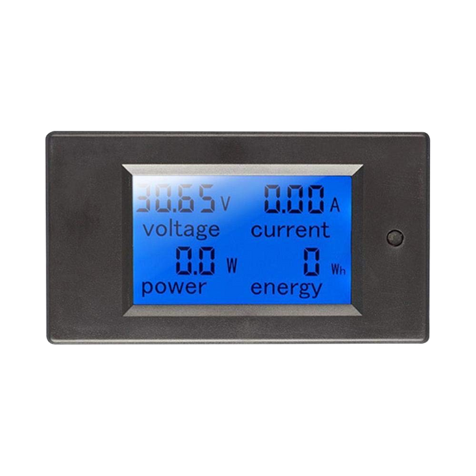 DC 4-in-1 Energy Meter, 6.5–100V 20A (2kW) Power Meter, Voltage, Current, Power & Energy Meter with Digital Display