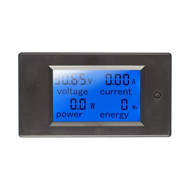 DC 4-in-1 Energy Meter, 6.5–100V 20A (2kW) Power Meter, Voltage, Current, Power & Energy Meter with Digital Display