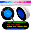 WiFi Flammable Gas Leak Detector, SmartLife App Compatible LPG/Natural Gas Leak Alarm Sensor for Fire Security Protection