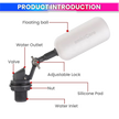 1/2 Inch Float Ball Valve with Adjustable Arm – Automatic Water Level Controller