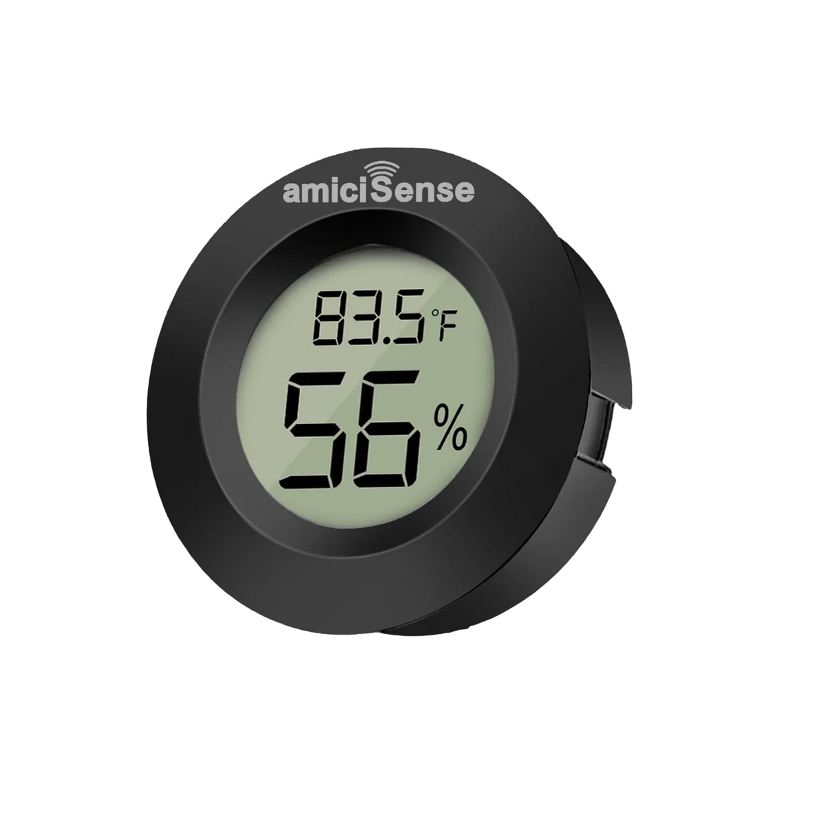 Mini Digital Thermometer & Hygrometer – Compact Temperature & Humidity Monitor with Back Sensor for Home, Car & Office