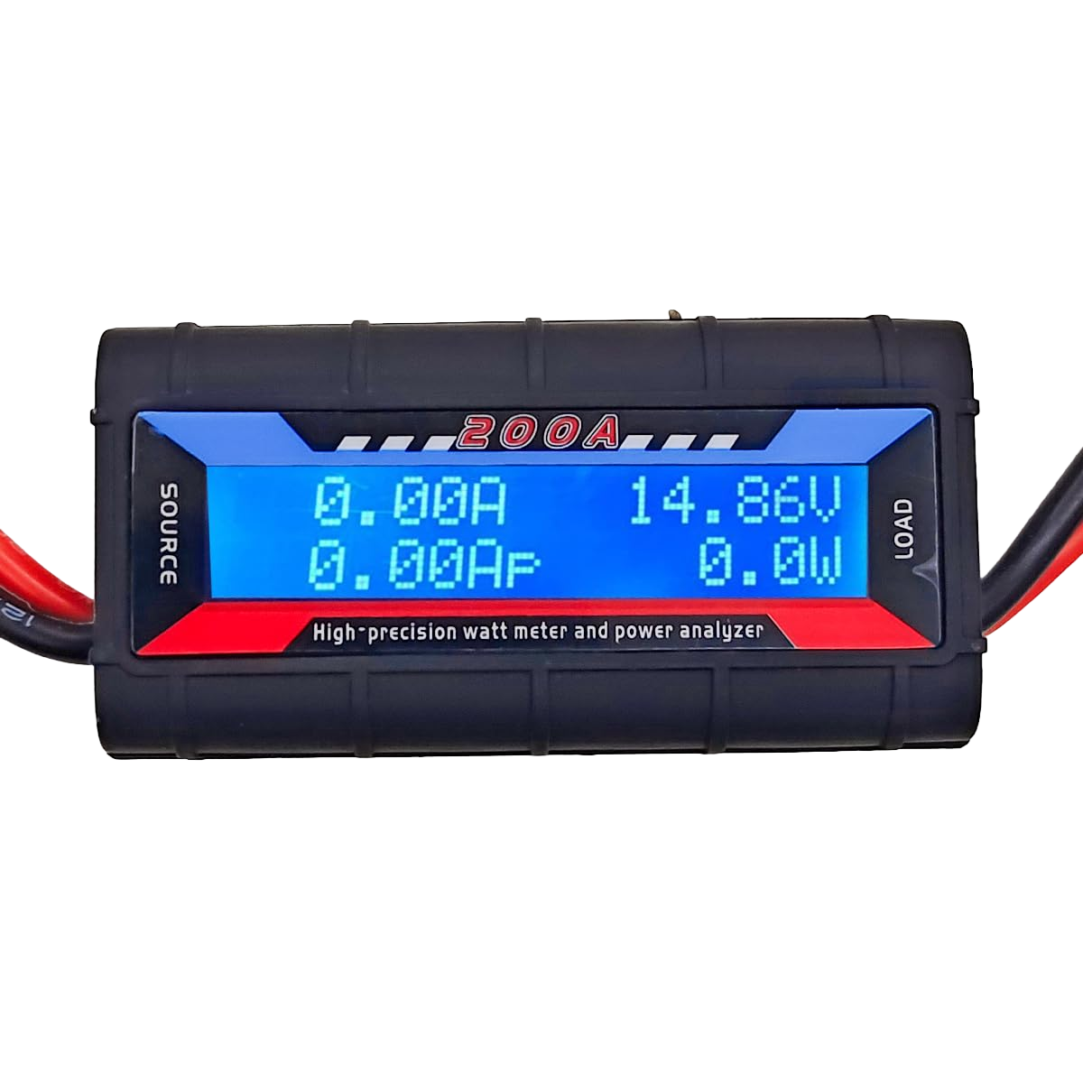 200A Solar Wind Power Analyzer, DC Watt Meter & Battery Tester with LCD Display