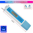 4-in-1 Bluetooth Water Quality Tester | Digital TDS & EC Meter with Temp & Humidity Monitoring | App Connected