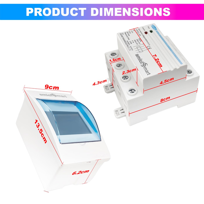 Automatic Over/Under Voltage Protector with Auto Re-Connect 4 Wire Din-Rail Mounted 3 Phase 380V, 60A