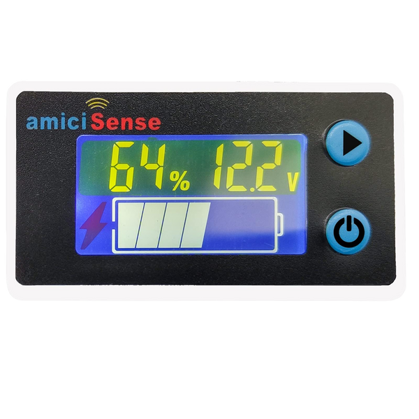 10–100V LCD Battery Capacity Indicator Voltmeter with Temperature Sensor & Buzzer Alarm for Lead Acid & Lithium Batteries