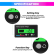 8-70V Battery Capacity Indicator With LCD Voltage & Charge Display for Lead Acid Batteries in E-Rickshaw/E-Bikes