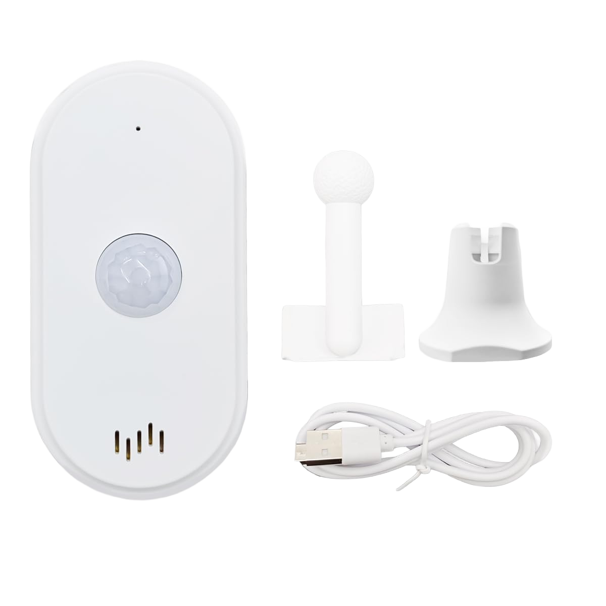 WiFi PIR Motion Sensor Alarm with SmartLife App Connectivity 75dB Siren & USB Powered Home Security Detector