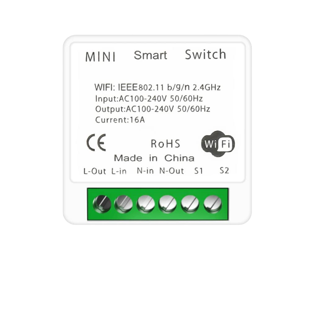 16A WiFi Smart Timer Switch | 2-Way Control | Works with Alexa, Google & Smart Life App