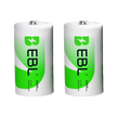 EBL D Cell 10,000mAh Ultra Pro Ni-MH Rechargeable Batteries High-Capacity D Size Battery