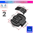 Intercom Mounting Clip Compatible with Ejeas V6, V6 Pro, V4 Plus Intercom