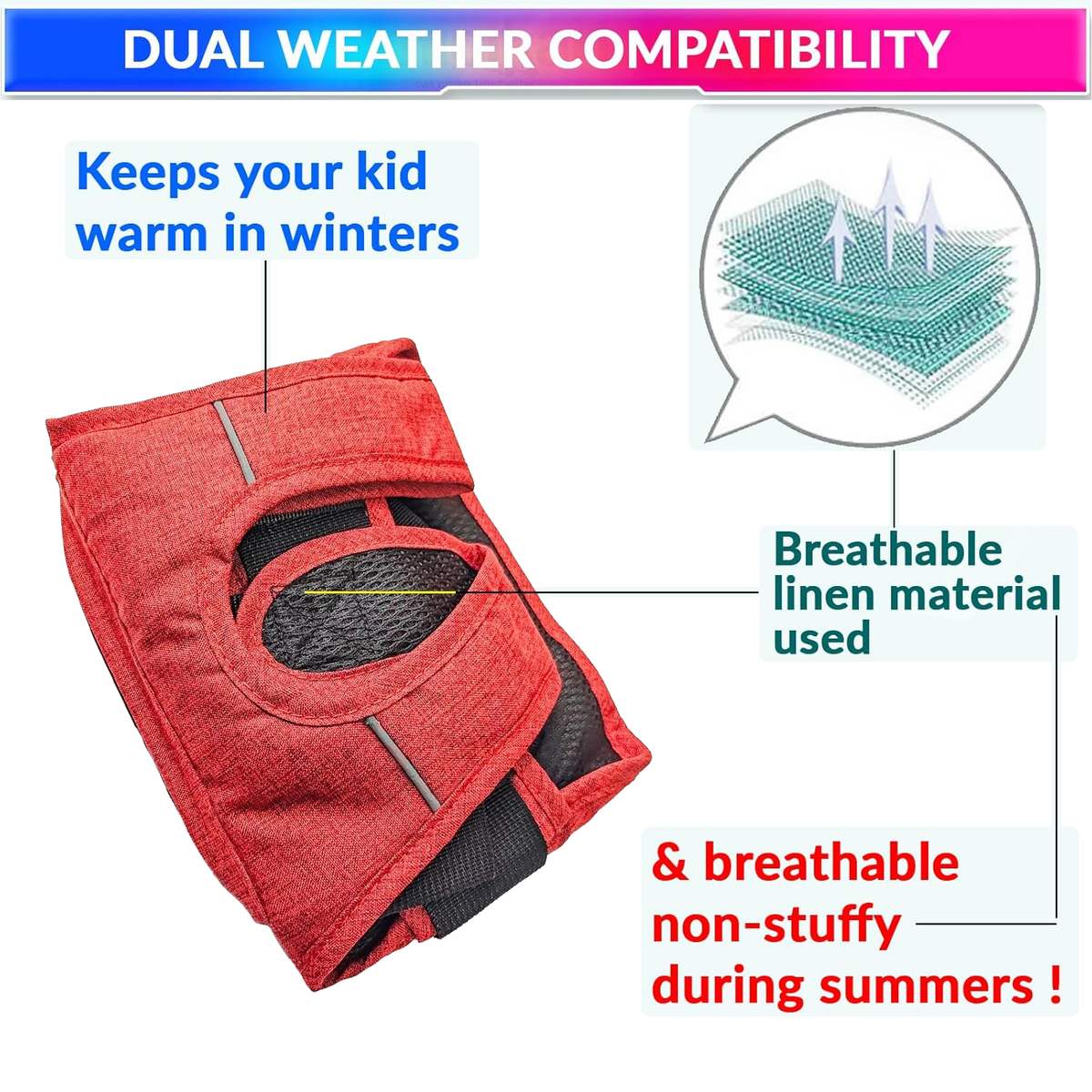Children Motorcycle Safety Strap – Adjustable Harness for 2-12 Years