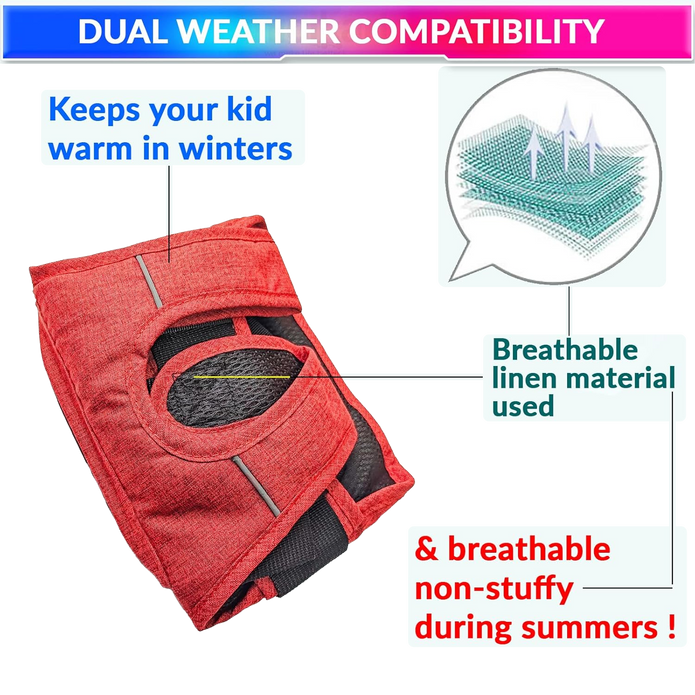 Children Motorcycle Safety Strap – Adjustable Harness for 2-12 Years