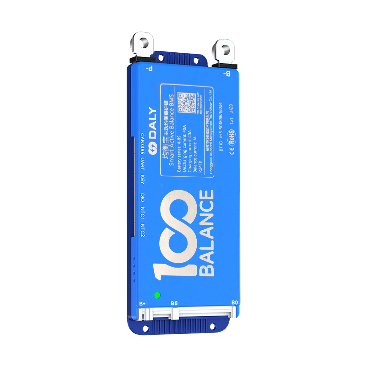 DALY Smart BMS with 1A Active Balancer & Bluetooth Connectivity Multi-Series Lithium Battery Packs