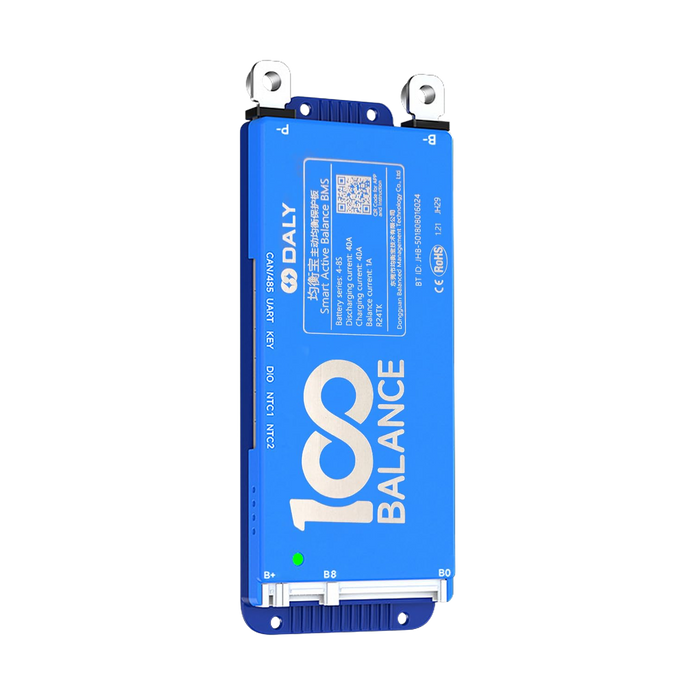 DALY Smart BMS with 1A Active Balancer & Bluetooth Connectivity Multi-Series Lithium Battery Packs