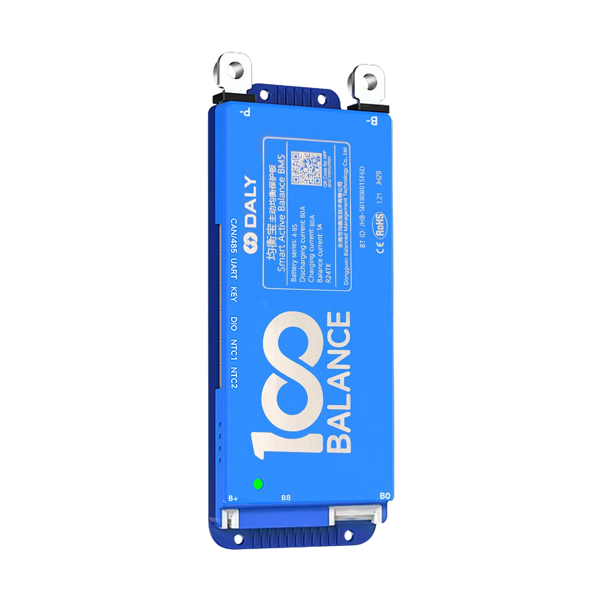 DALY Smart BMS with 1A Active Balancer & Bluetooth Connectivity Multi-Series Lithium Battery Packs