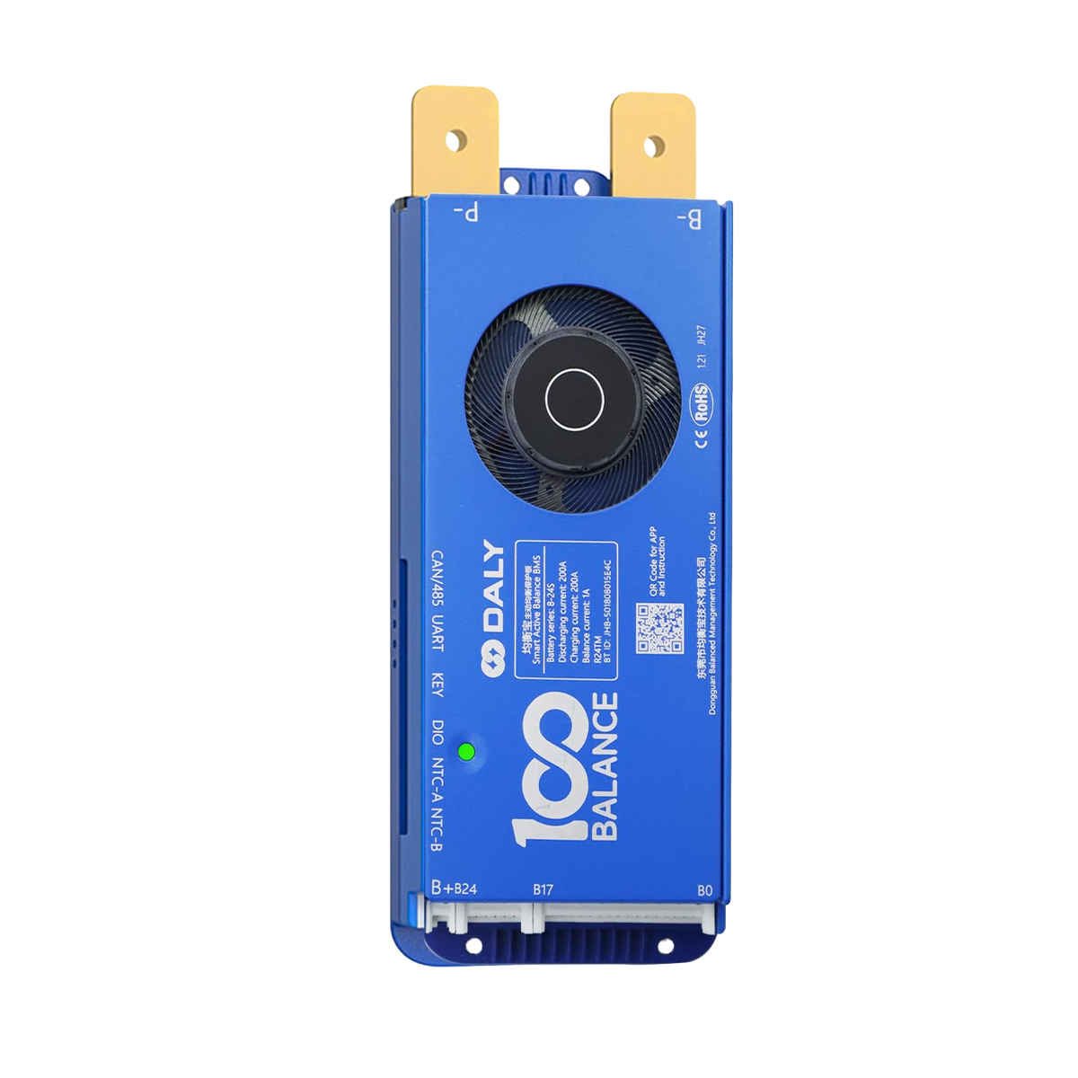DALY Smart BMS with 1A Active Balancer & Bluetooth Connectivity Multi-Series Lithium Battery Packs