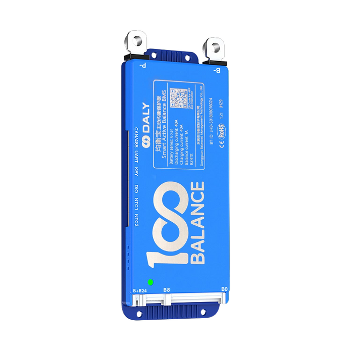 DALY Smart BMS with 1A Active Balancer & Bluetooth Connectivity Multi-Series Lithium Battery Packs