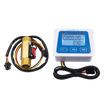 Digital Flow Meter for Water with LCD Display Real-Time Flow Rate, Temperature & Time Recording with Battery Indicator
