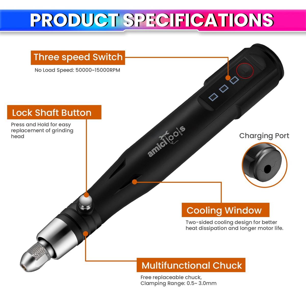 Electric Grinder Tool Kit