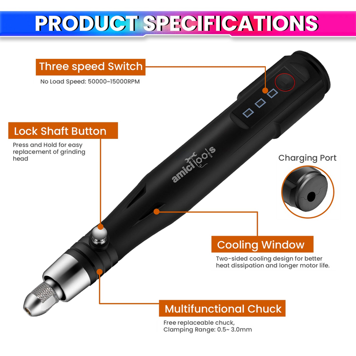 Electric Grinder Tool Kit