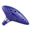 12 Hole Ocarina Alto C Key Ceramic Flute Folk Musical Instrument with Neck Strap, Carry Bag & Music Score