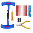 Tubeless Tyre Puncture Repair Kit Rubberized Anti-Slip Heavy-Duty Tools
