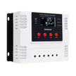 WiFi PWM Solar Charge Controller, Intelligent Lithium Battery Regulator for Solar Panel with LCD Display & 5V USB Port, 12V/24V/48V (40A)