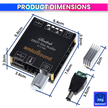Mini Wireless Bluetooth 5.0 Audio Amplifier – Dual Channel DIY Speaker Amplifier with AUX/USB/U-Disk Input