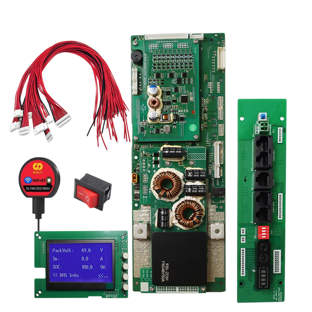 Home Energy Storage System DALY ESS BMS 16S 48/51.2V Lithium Battery Pack|150A