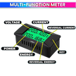 DC Energy Monitor – 300A, Bi-Directional Meter with Shunt for Voltage, Power & Monitoring