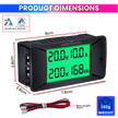DC Energy Monitor – 300A, Bi-Directional Meter with Shunt for Voltage, Power & Monitoring