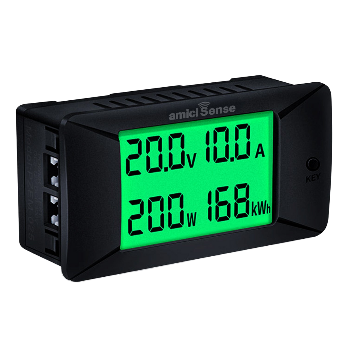 DC Energy Monitor – 300A, Bi-Directional Meter with Shunt for Voltage, Power & Monitoring