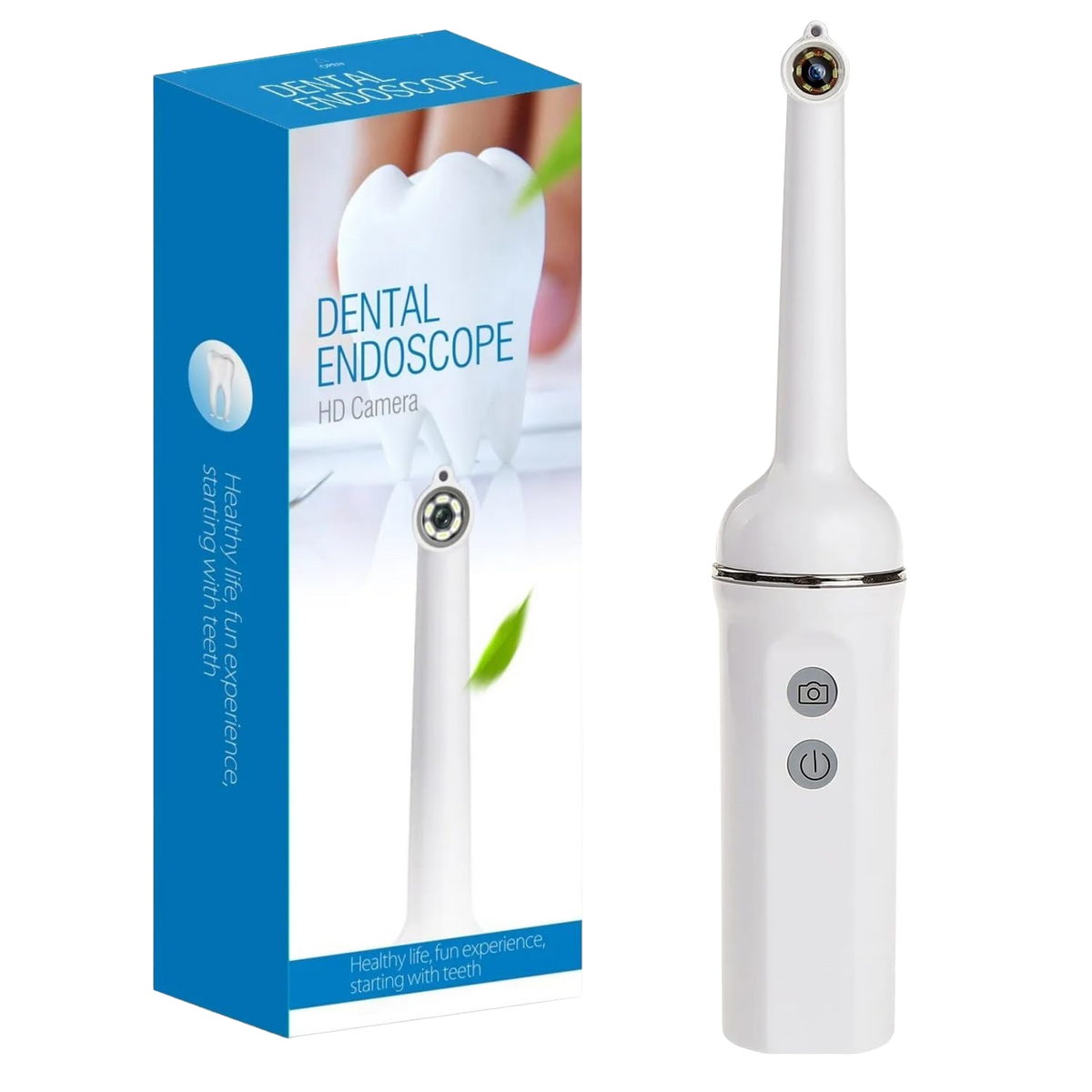 WiFi Oral Endoscope with 6-LED Light - Explore Oral Health with Mobile App Compatibility