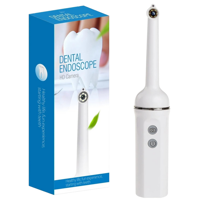 WiFi Oral Endoscope with 6-LED Light - Explore Oral Health with Mobile App Compatibility