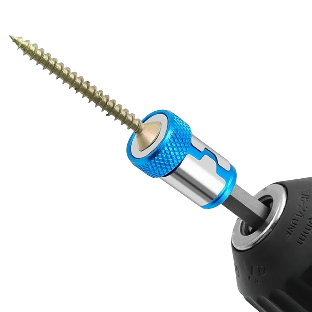 Magnetic Ring for Screwdriver Bits Strong Magnet Drill Bit Holder Alloy Construction Secure Screw Grip