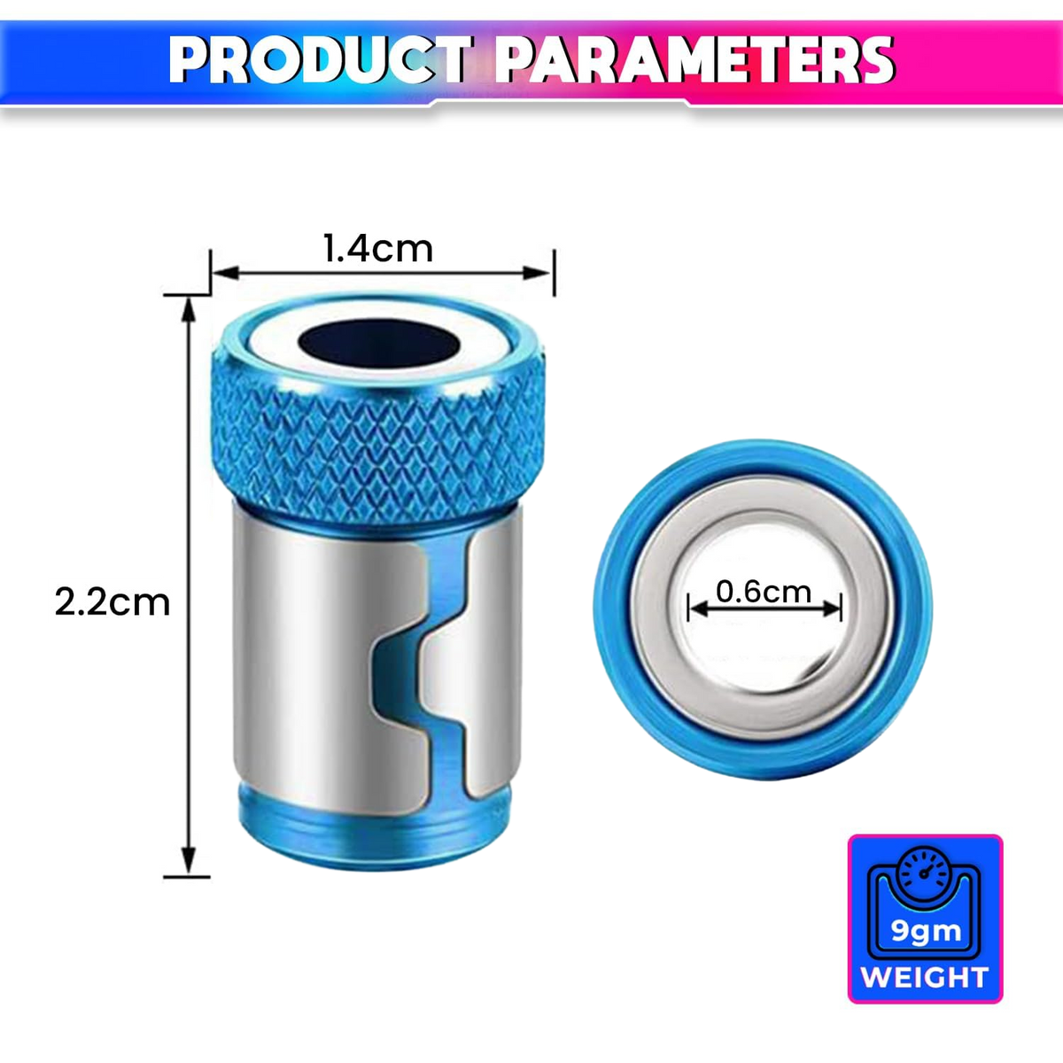Magnetic Ring for Screwdriver Bits Strong Magnet Drill Bit Holder Alloy Construction Secure Screw Grip