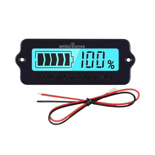 8–70V Battery Capacity Indicator – Voltage & Charge % Display for Lead Acid, Li-ion, LFP Batteries