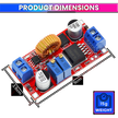 75W 5A DC-DC Buck Converter Module, 4-38V to 1.25-36V Step-Down Power Supply