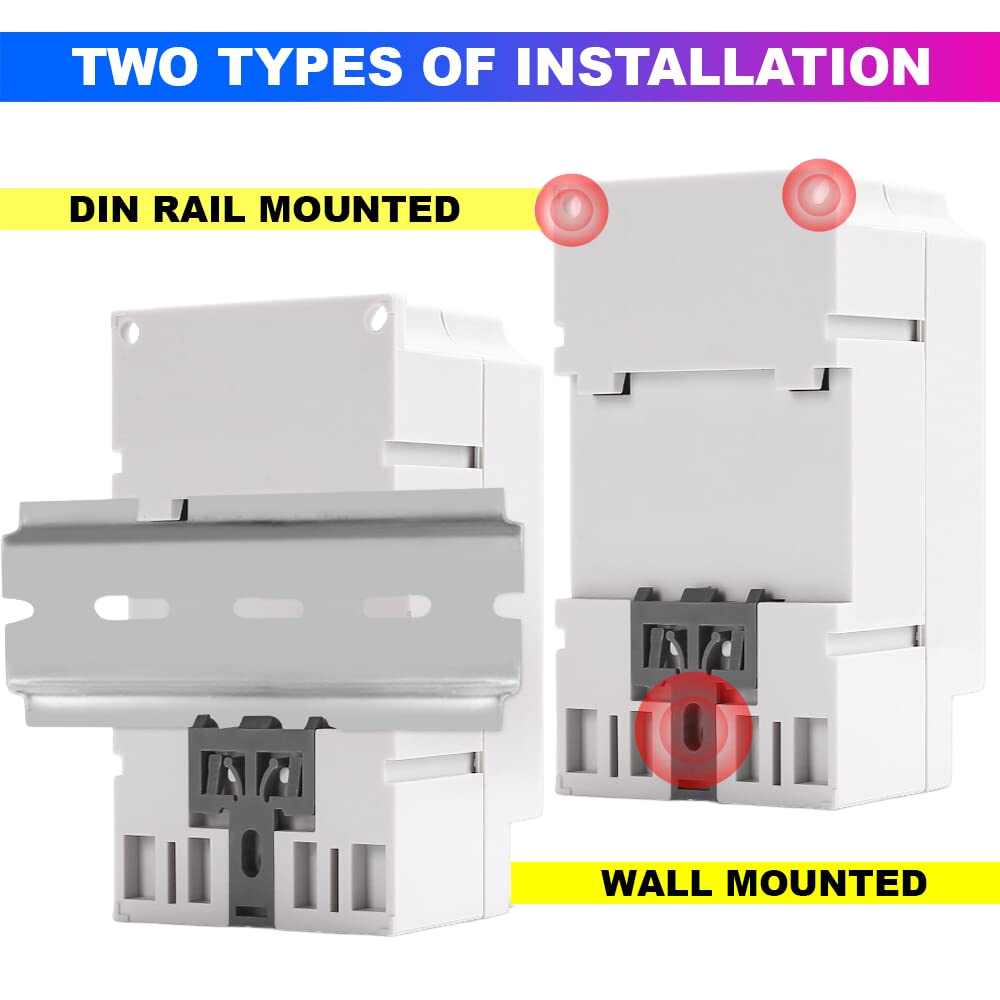 Programmable Timer Switch – 220V, 25A, 1 Sec Interval | Auto On/Off for Light & Fan