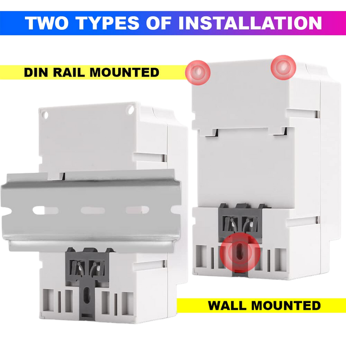 Programmable Timer Switch – 220V, 25A, 1 Sec Interval | Auto On/Off for Light & Fan