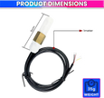 Digital RS485 Temp & Humidity Sensor – PE Waterproof Probe, -40°C to 80°C, Modbus RTU