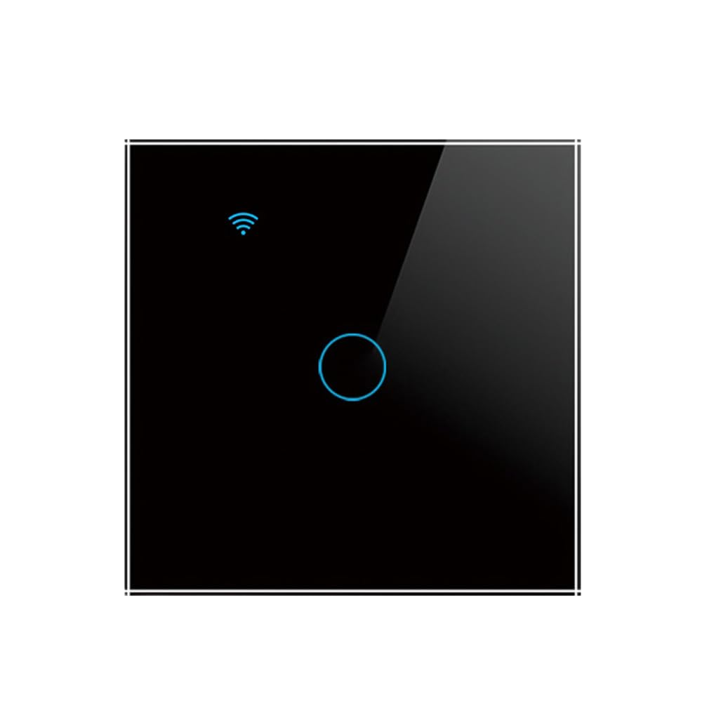 WiFi Touch Switch – 4 Gang, 230V/10A, Alexa/Google Compatible, Interlocking, SmartLife App