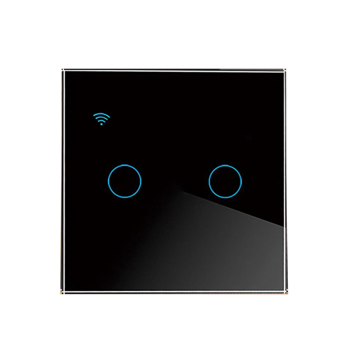 WiFi Touch Switch – 4 Gang, 230V/10A, Alexa/Google Compatible, Interlocking, SmartLife App