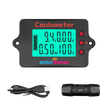 Coulomb Counter 8–120V Bi-Directional Battery Capacity Meter with Voltage, Current & Ah Display for Lithium & Lead-Acid Batteries