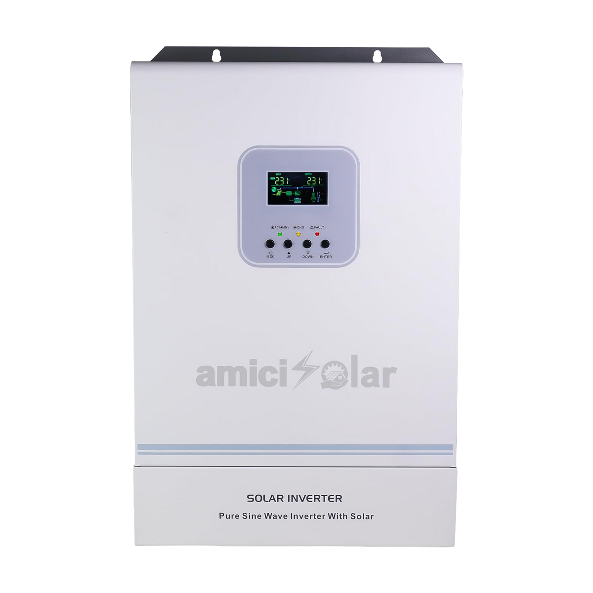 MPPT Solar Inverter | Dual AC & DC Input| Supports 2000W Solar Panel (1.6kW Hybrid Inverter)